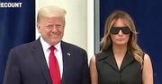 Donald Trump poprosił Melanię, by uśmiechnęła się do zdjęcia. Nie udało się... (WIDEO)