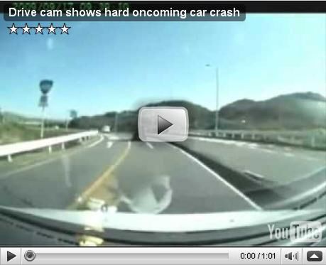 Wypadek widziany oczami kierowcy[wideo]