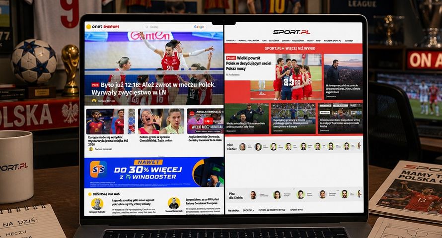 W sporcie WP tuż nad Interią. Na czele Onet, Sport.pl z dużym spadkiem