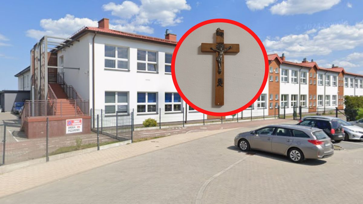 Nauczycielka miała zerwać i wyrzucić krzyż.