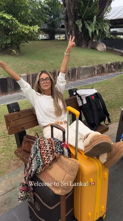 Małgorzata Rozenek na Sri Lance