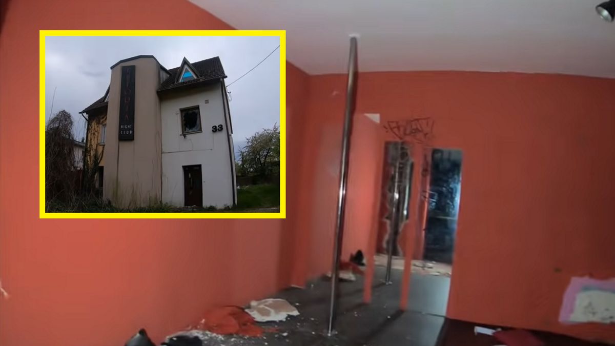 Opuszczony dom publiczny we Wrocławiu.