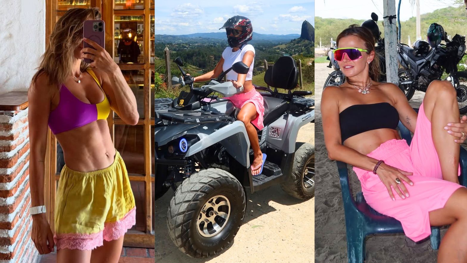 Anna Lewandowska dokazuje na wakacjach w Kolumbii
