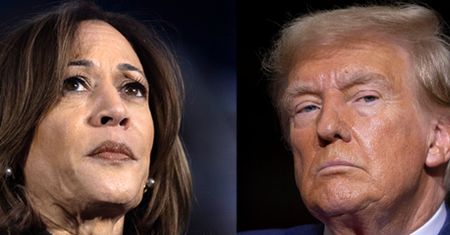 Harris i Trump sprzedają wyborcze koszulki. Wymowne hasła