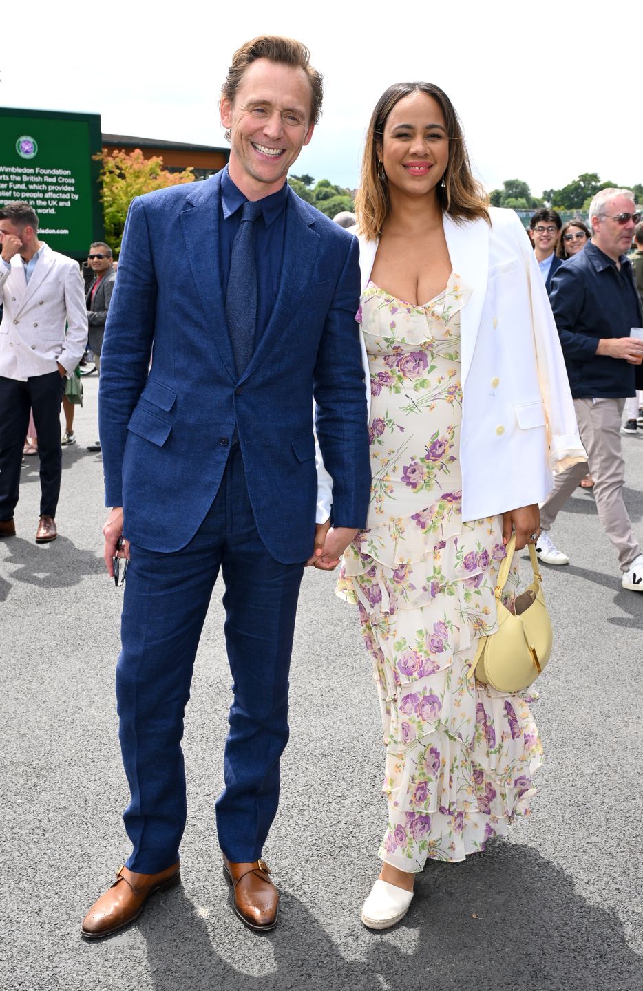 Tom Hiddleston i Zawe Ashton wpadli na finał Wimbledonu 