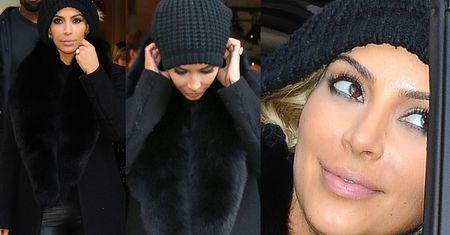 Kim Kardashian JEST BLONDYNKĄ! Nie chce pokazać włosów! (ZDJĘCIA)