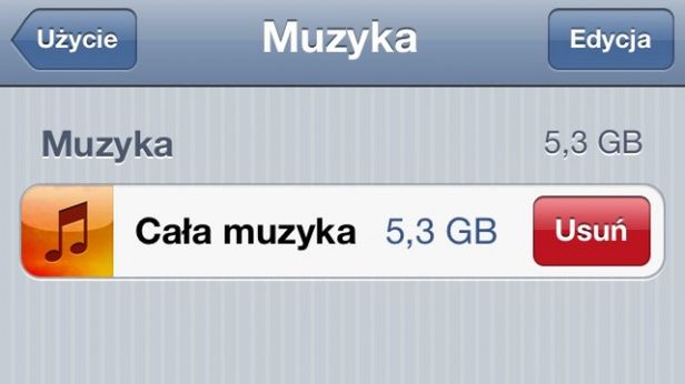 Jak ekspresowo pozbyć się całej biblioteki muzycznej z urządzenia iOS? 1