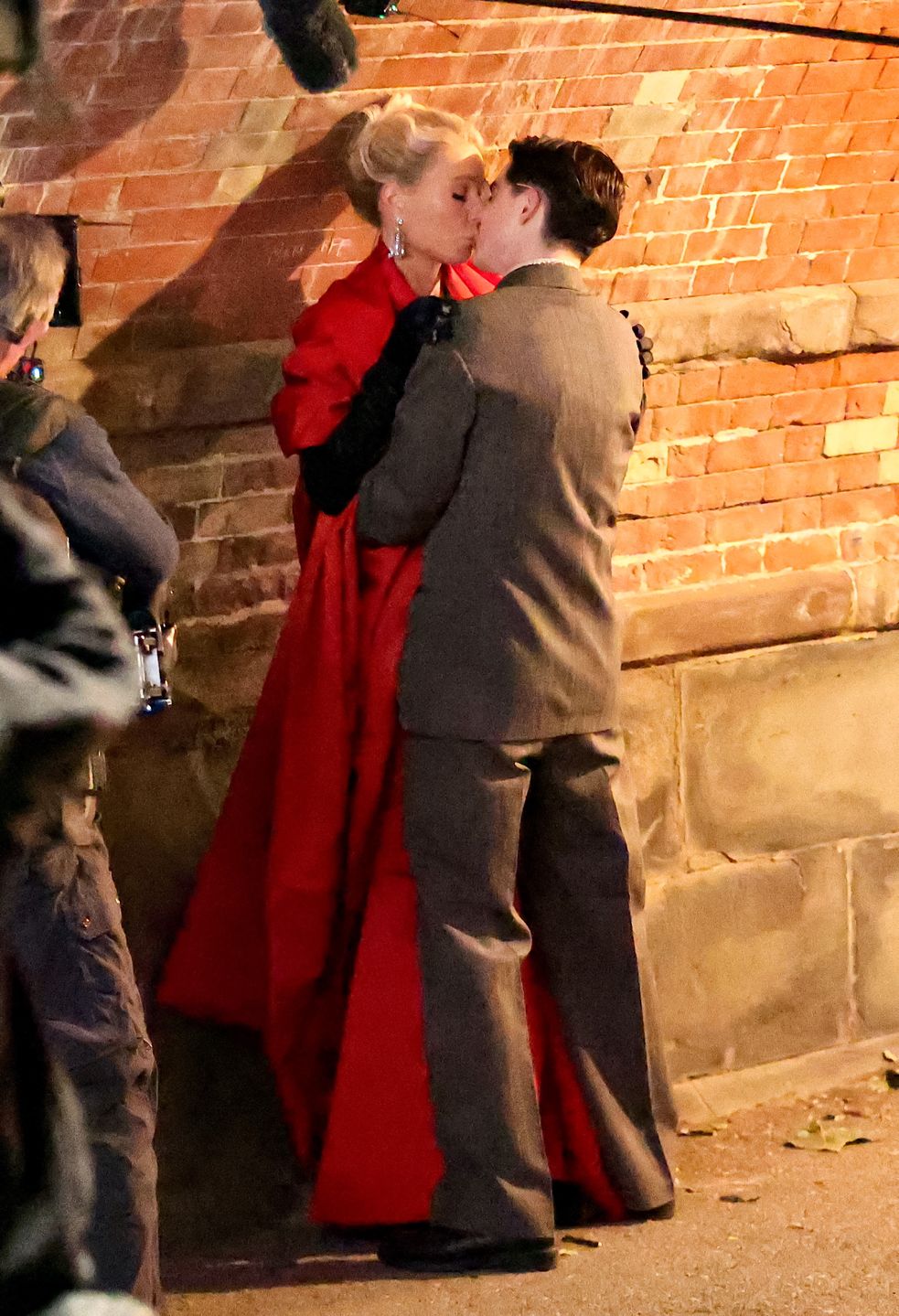 Timothee Chalamet i Gwyneth Paltrow na planie 