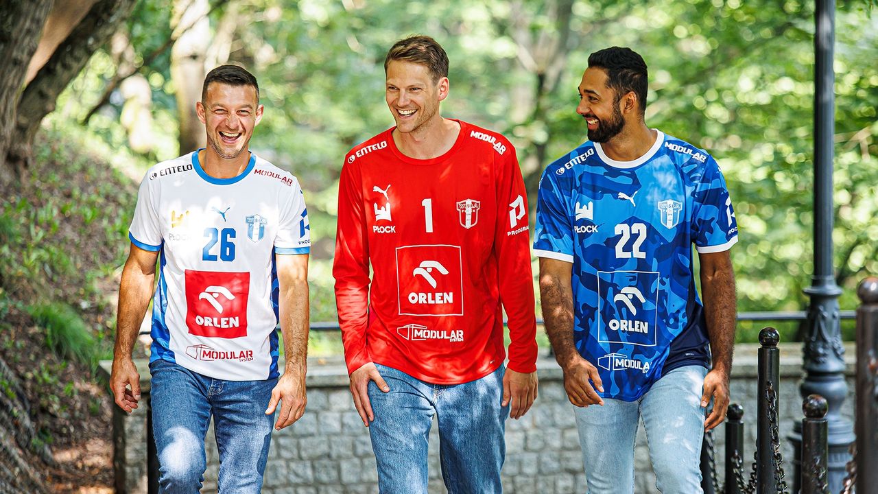 ORLEN WISŁA PŁOCK zaprezentowała koszulki...z pazurem!