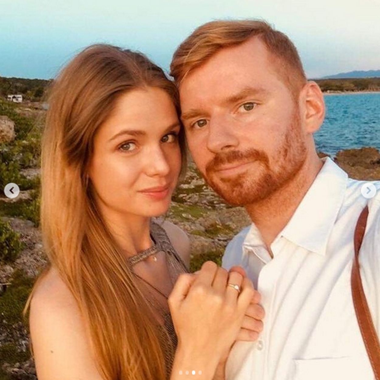 Olga Kaczyńska z ukochanym