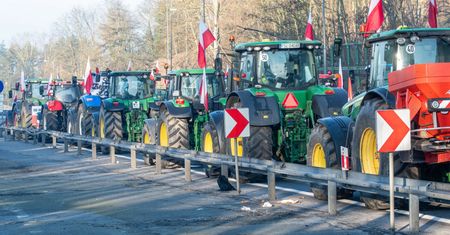 Blokada granicy ukraińskiej przez rolników. Niemieckie media mówią o problemie