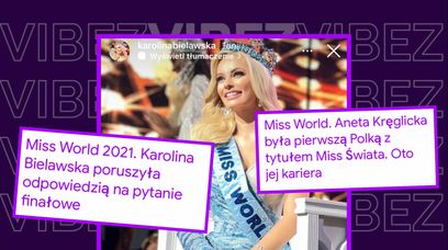 Polka została Miss World. To tylko kolejny dowód na to, że nie potrzebujemy takich konkursów