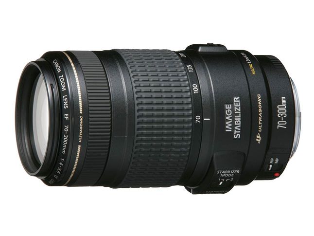 Canon EF 70-300mm f/4-5.6 IS USM zaprezentowany w 2005 roku.