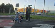 Zielona Góra: Potrącenie rowerzysty na rondzie Rady Europy
