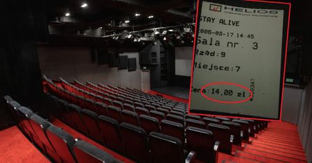 Znalazł bilet do kina sprzed 14 lat. "Myślałem, że było taniej"