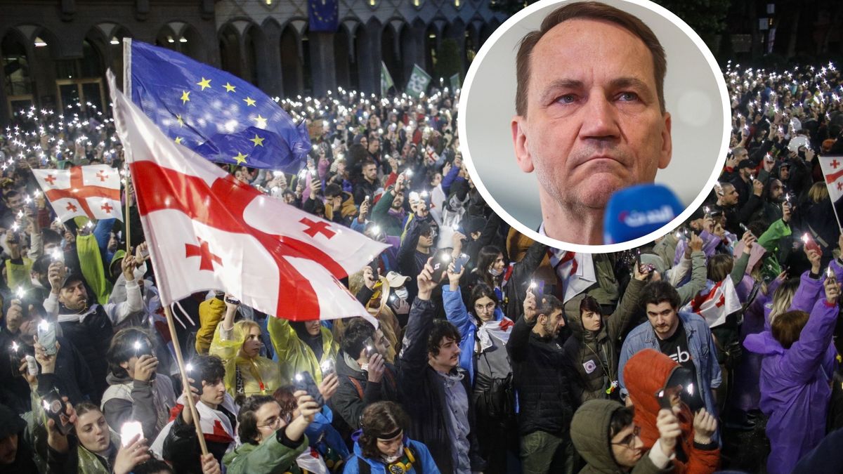 Protesty w Gruzji i Radosław Sikorski