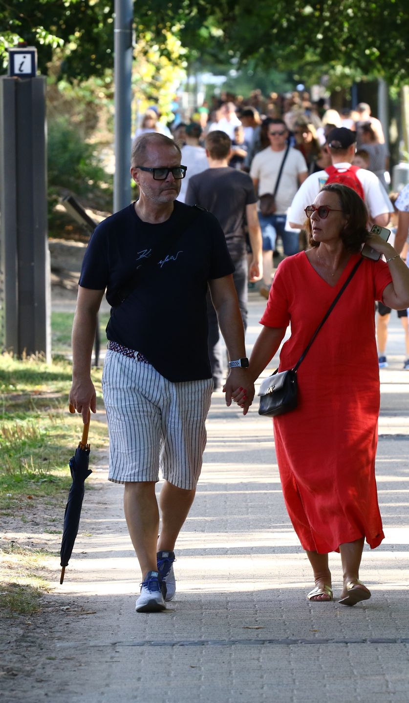 Artur Żmijewski z żoną Pauliną