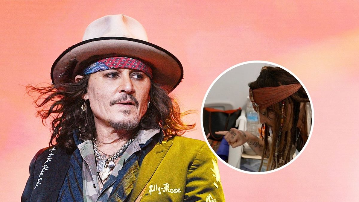 Johnny Depp zachwycił dzieci w szpitalu 