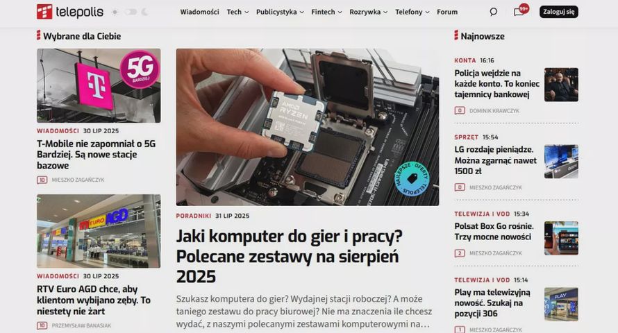 Jest nowy lider serwisów technologicznych. Duże wzrosty Android.com.pl, WP i Spider’s Web