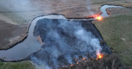To nie ocieplenie klimatu. Ekspert o pożarach w Biebrzańskim Parku Narodowym