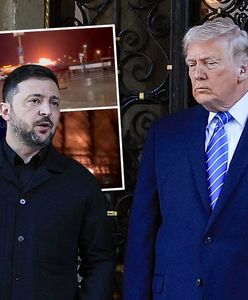 Trump mówi o eksplozjach w Rosji. Obok stał Zełenski