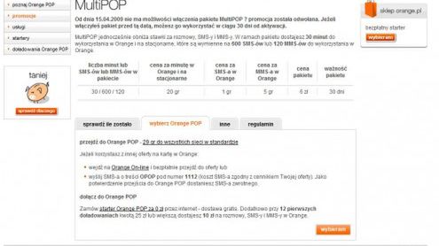 Nowa oferta Orange po 16. kwietnia 1