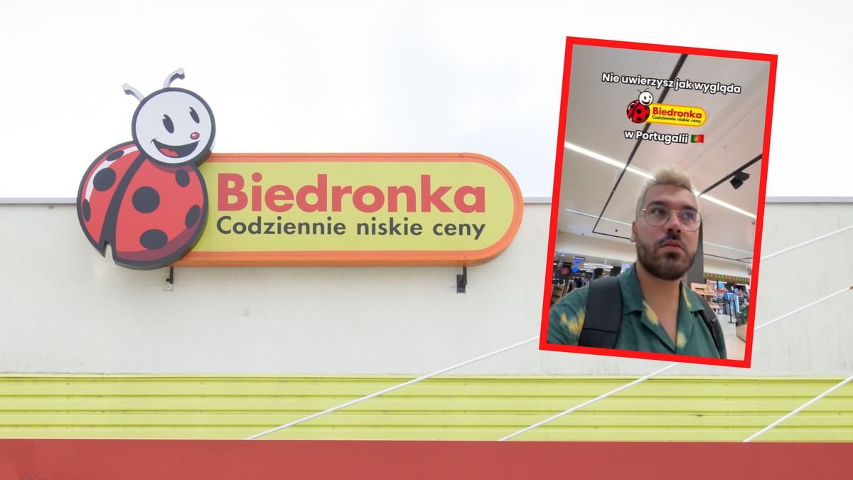 Pokazał, jak wygląda Biedronka w Portugalii