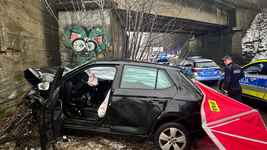 Zdjęcie z miejsca wypadku