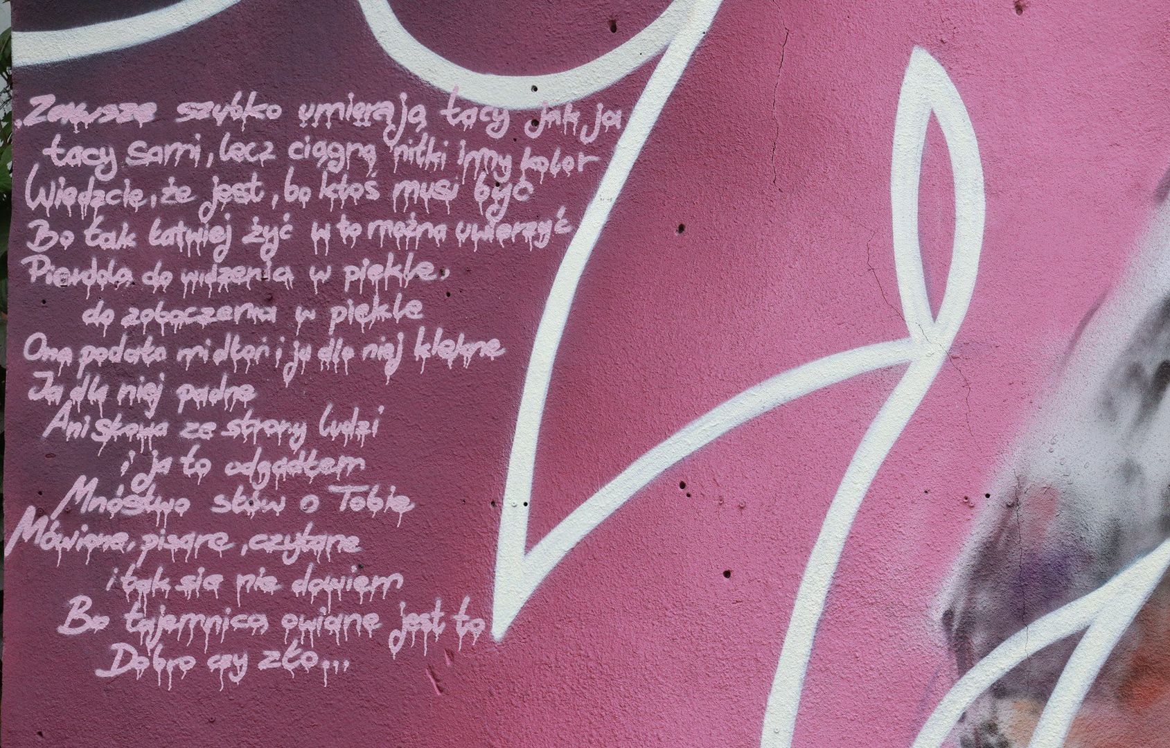 Tak prezentuje się mural Joki w Katowicach przy ul. Gliwickiej