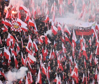 Marsz Niepodległości w Warszawie. Transmisja manifestacji