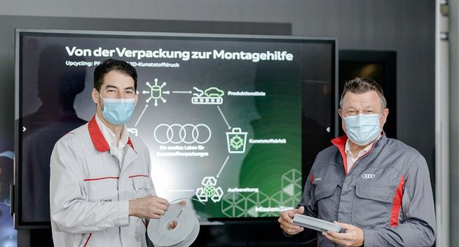 Audi daje opakowaniom drugie życie