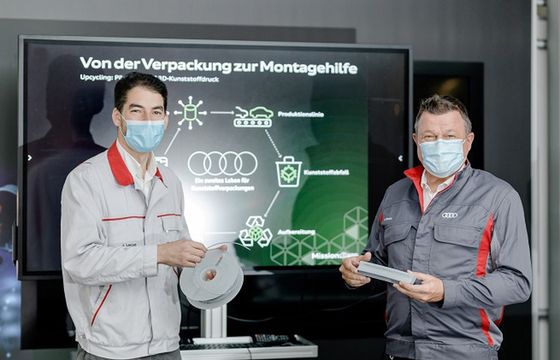Audi daje opakowaniom drugie życie
