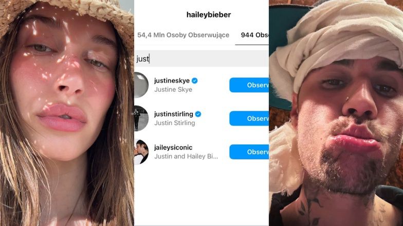 Hailey Bieber przestała śledzić swojego męża w internecie