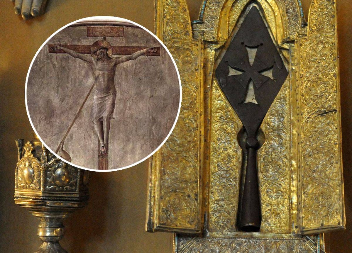 Święta włócznia Longinusa, prawdopodobnie falsyfikat, Muzeum w Erwaniu