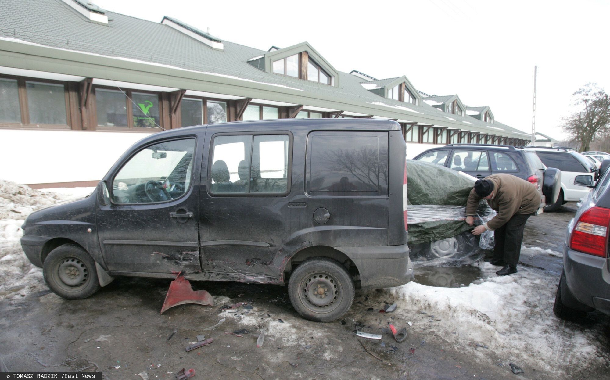 Samochód potrącony przez Felicjańską