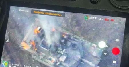 Pierwszy Abrams trafiony w Ukrainie. Wybuchł magazyn amunicji