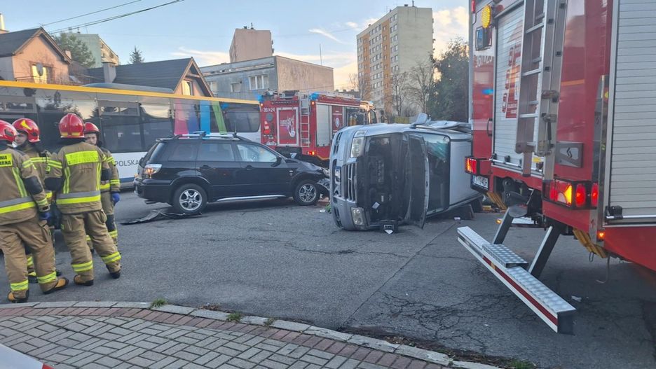 Do wypadku doszło na skrzyżowaniu ul. Kościuszki i Pułaskiego w Tarnowie