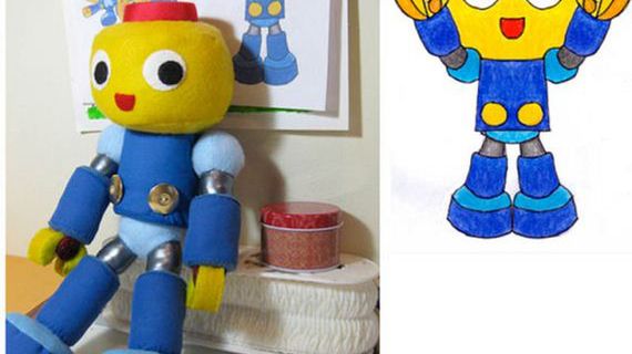 Dziecięce rysunki zamienione w pluszowe zabawki 1