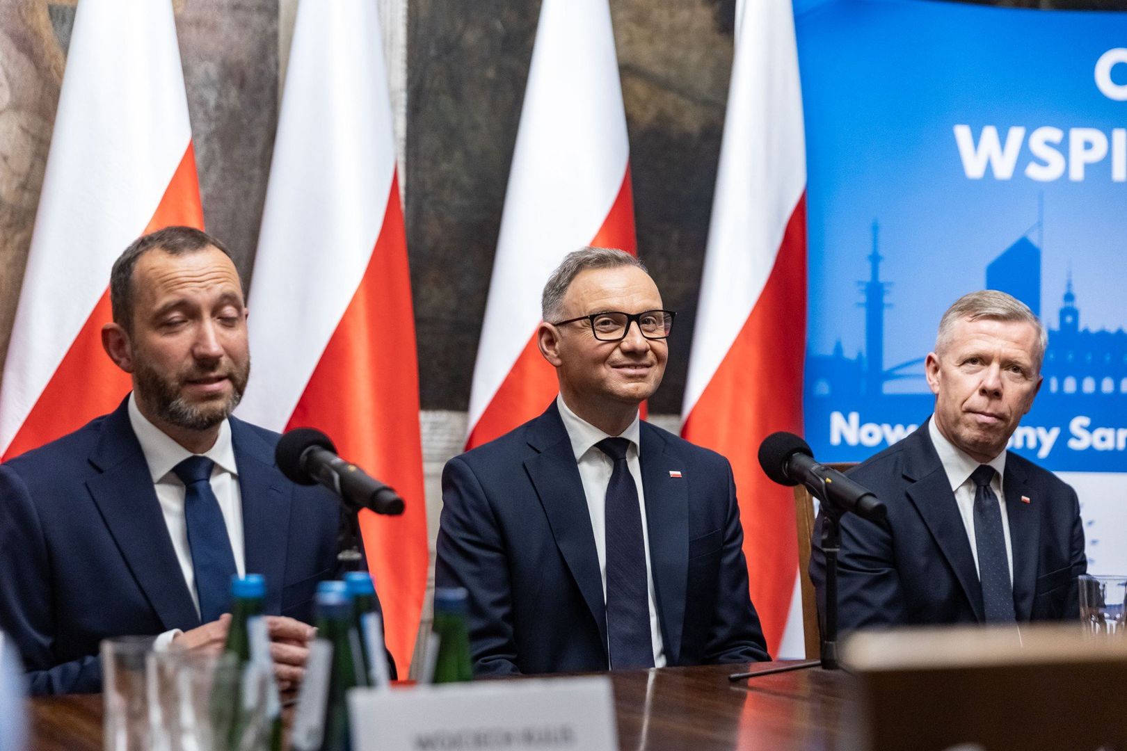 Prezydent RP Andrzej Duda wziął udział w spotkaniu zorganizowanym w siedzibie Izby Przemysłowo-Handlowej w Krakowie.