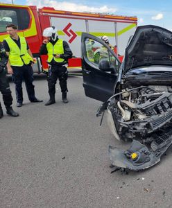 Groźny wypadek na S3. Samochód jechał pod prąd