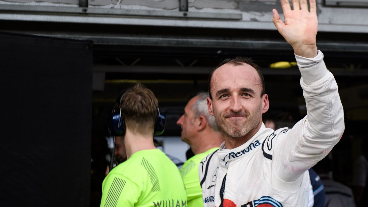 Robert Kubica podczas testów 2018 F1 na Hungaroringu