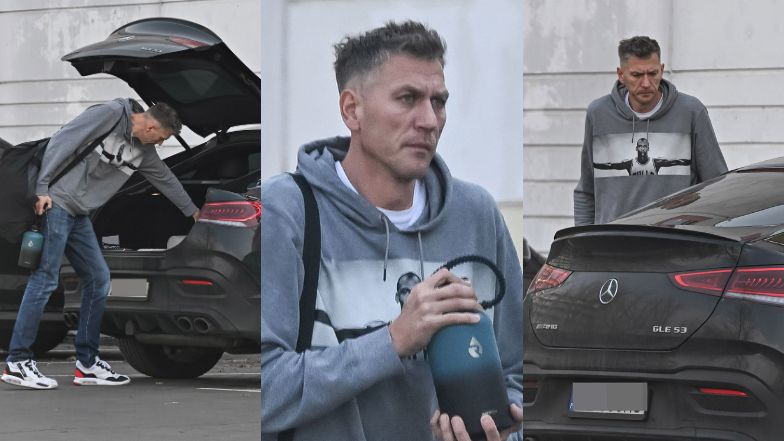 Cezary Trybański zasuwa na trening mercedesem za prawie 700 tysięcy złotych