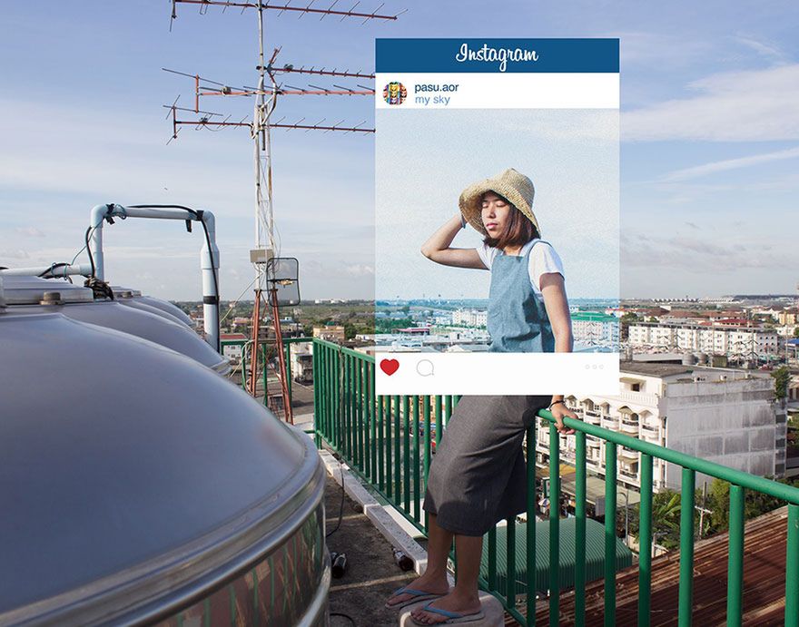 Fotografie pokazujące czym różni się rzeczywistość od świata z Instagrama 4