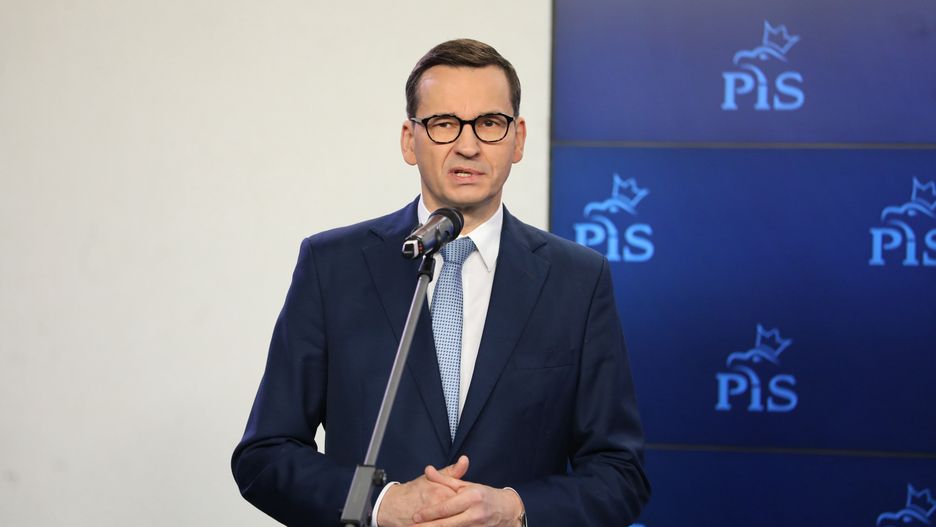 Konferencja prasowa w siedzibie Prawa i Sprawiedliwosci w Warszawie
02.01.2023 Warszawa , ulica Nowogrodzka . Siedziba Prawa i Sprawiedliwosci . Premier Mateusz Morawiecki podczas konferencji prasowej .
Fot. Slawomir Kaminski / Agencja Wyborcza.pl
Fot. Slawomir Kaminski / Agencja Wyborcza.pl
konferencje, pis, /FR/, prasowa, prawo, i, sprawiedliwosc
