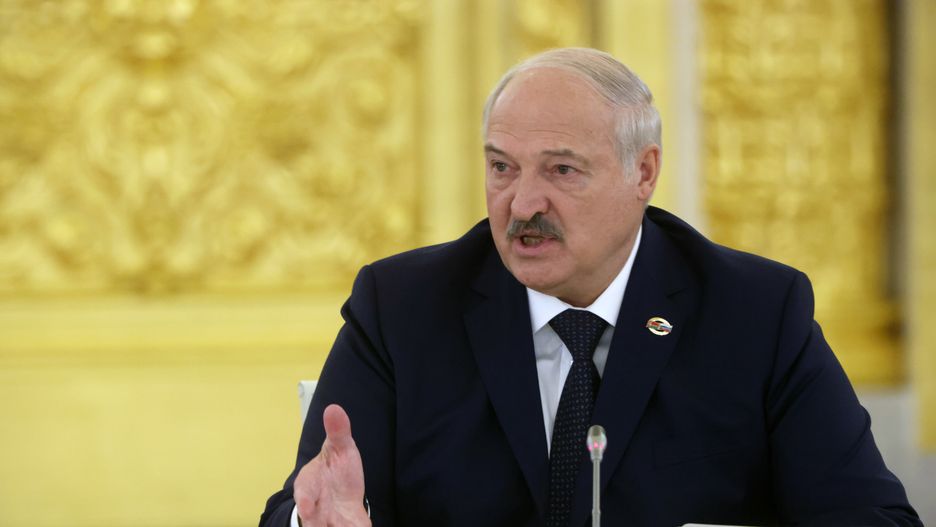 MOSCOW, RUSSIA - APRIL 6: (RUSSIA OUT) Belarussian President Alexander Lukashenko speaks during the summit of Russian-Belarussian Supreme State Council, at the Grand Kremlin Palace on April 6, 2023  in Moscow, Russia. Belarus President Lukashenko arrived in Moscow with a two-days visit to attend an annual Russian-Belarussian Summit. (Photo by Contributor/Getty Images)