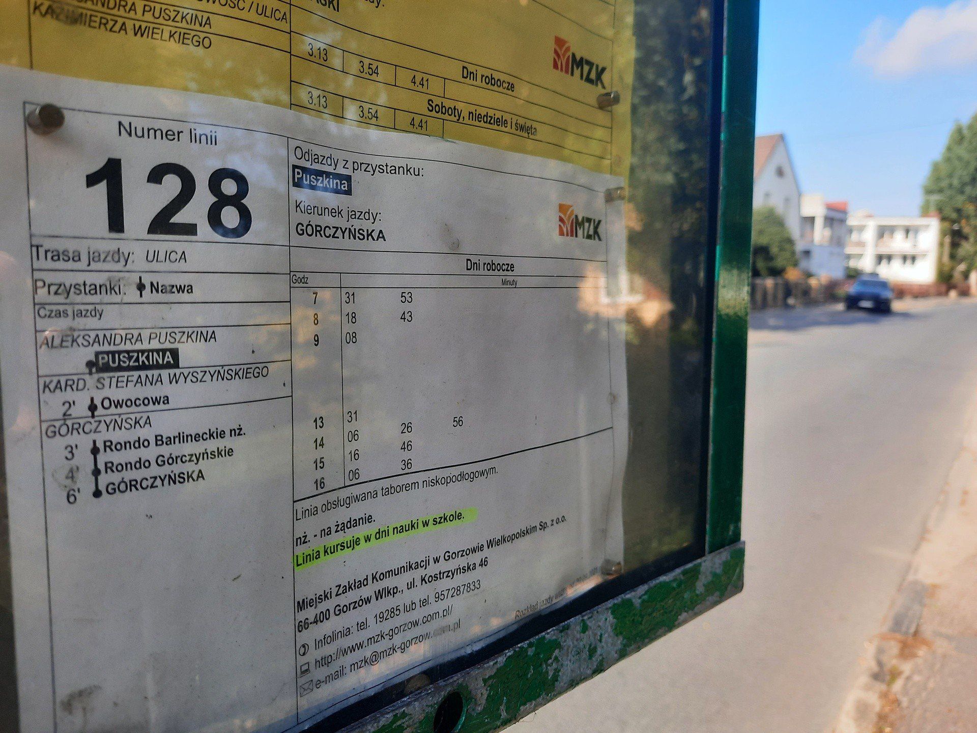 Zmiany wchodzą w życie w związku z rozpoczęciem roku szkolnego.
