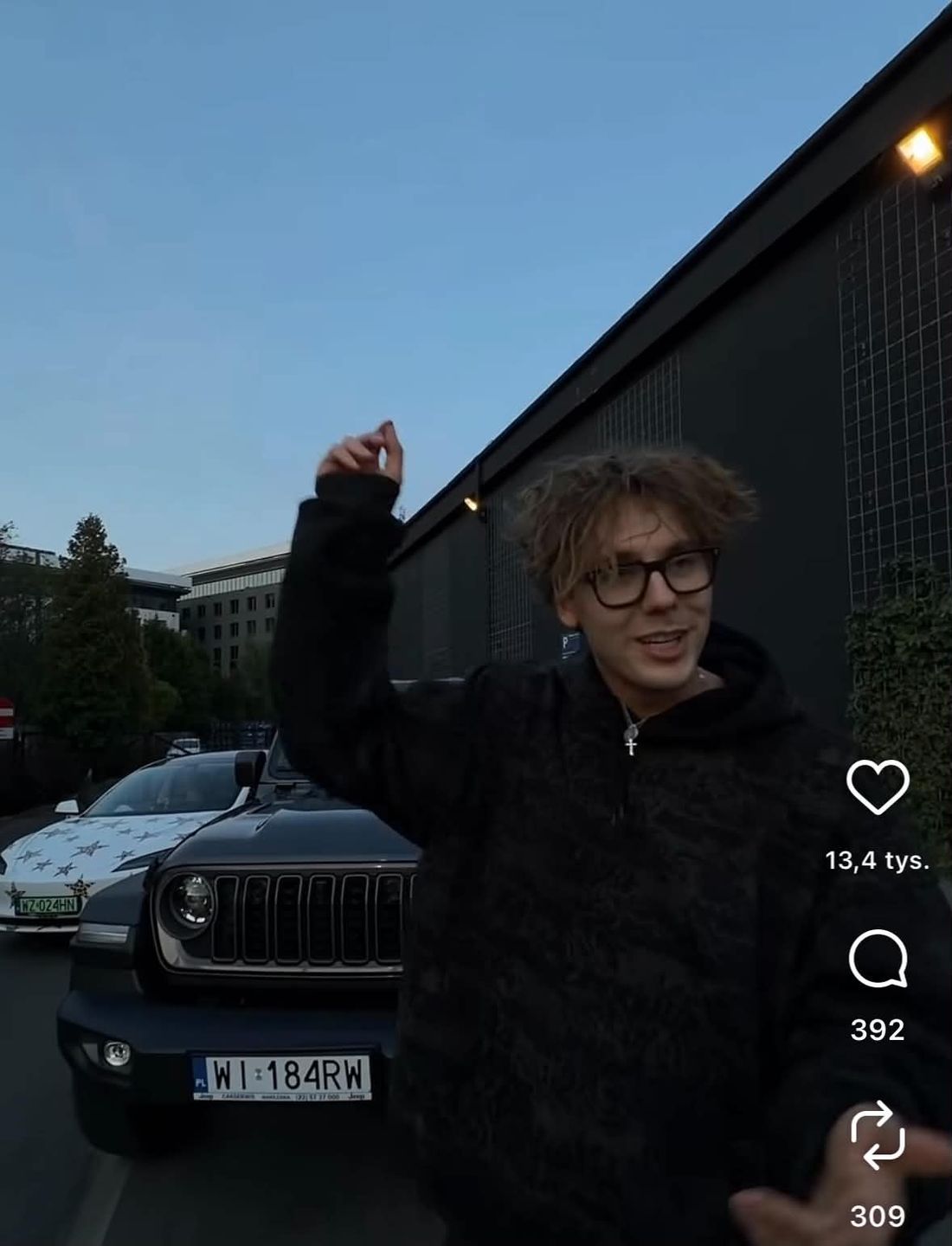 Bagi pokazał nową furę