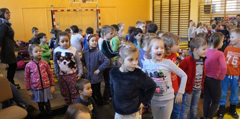 "Myszki" odwiedziły Szkołę Podstawową nr 1 w Chodzieży