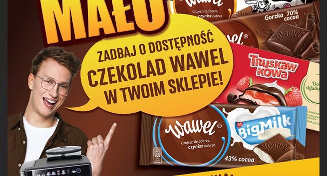 Wawel promuje czekolady konkursem „Jedna to za mało”