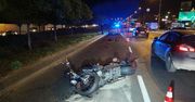 Duże utrudnienia na Wyszogrodzkiej. Motocyklista w szpitalu!